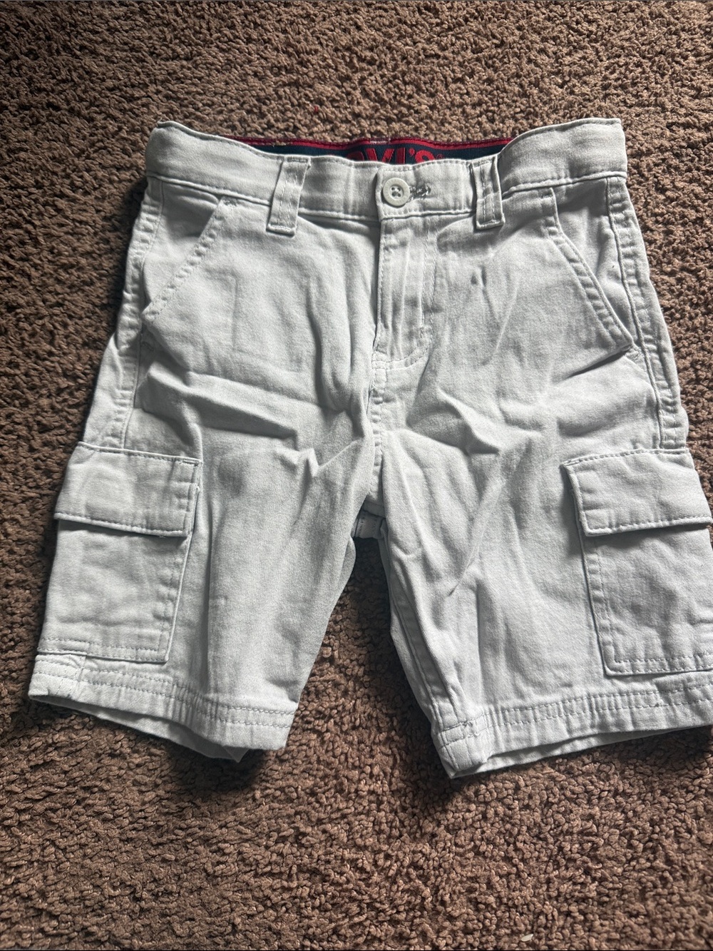 Levi’s Kids Gray Cargo Shorts | Classic Utility Style